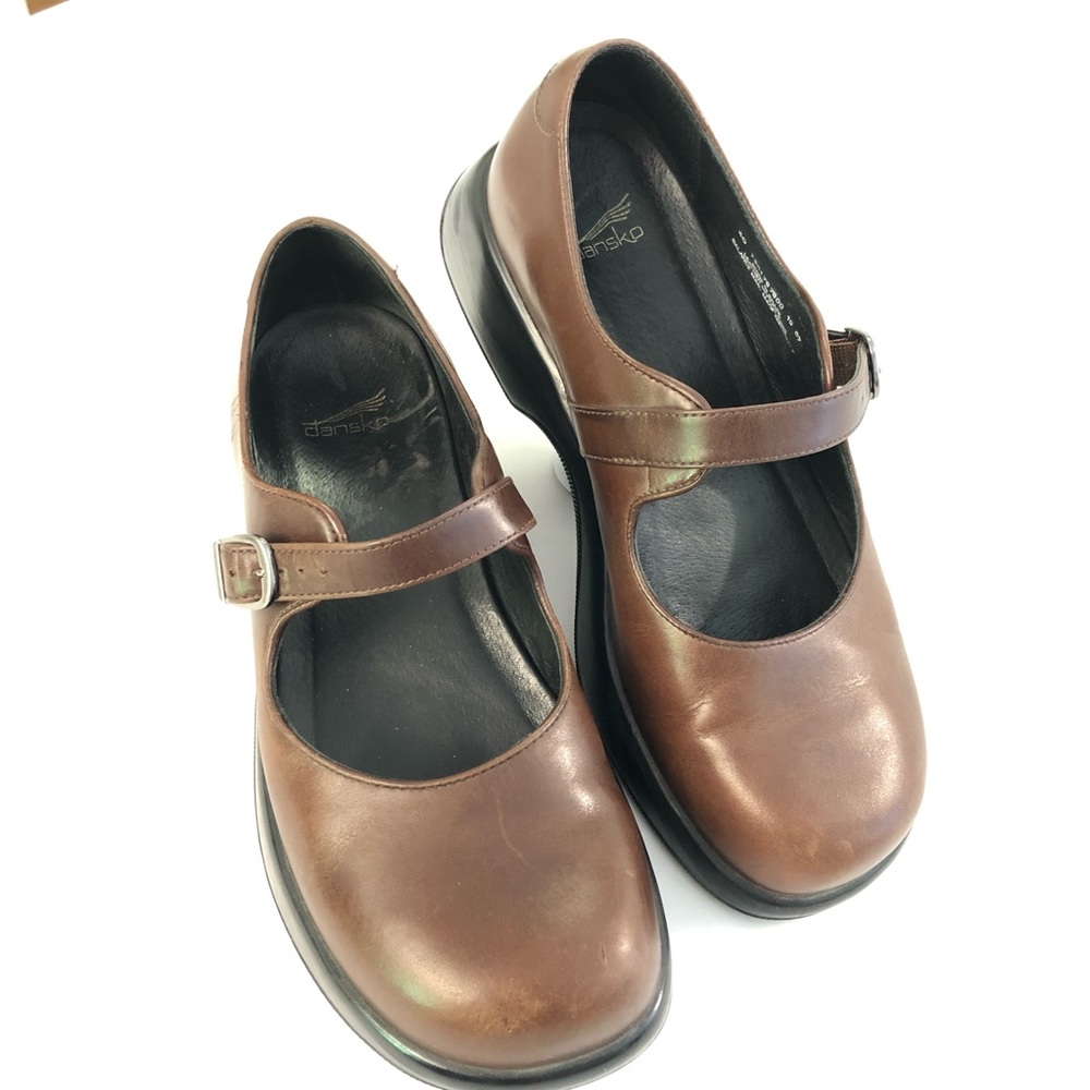Dansko Brown Leather Maryjane’s